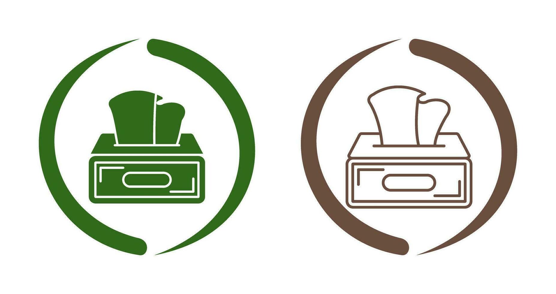Tissue Box Vector Icon