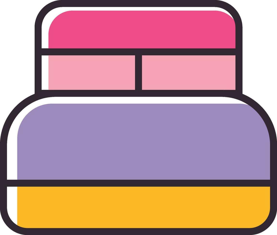 bed icon design vector
