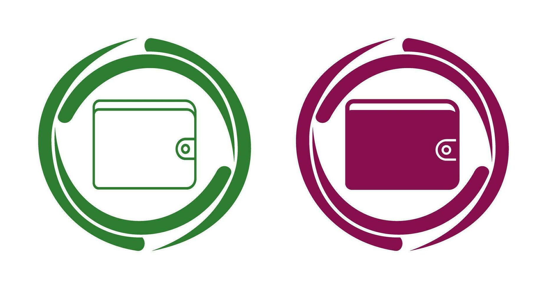 Unique Wallet Vector Icon