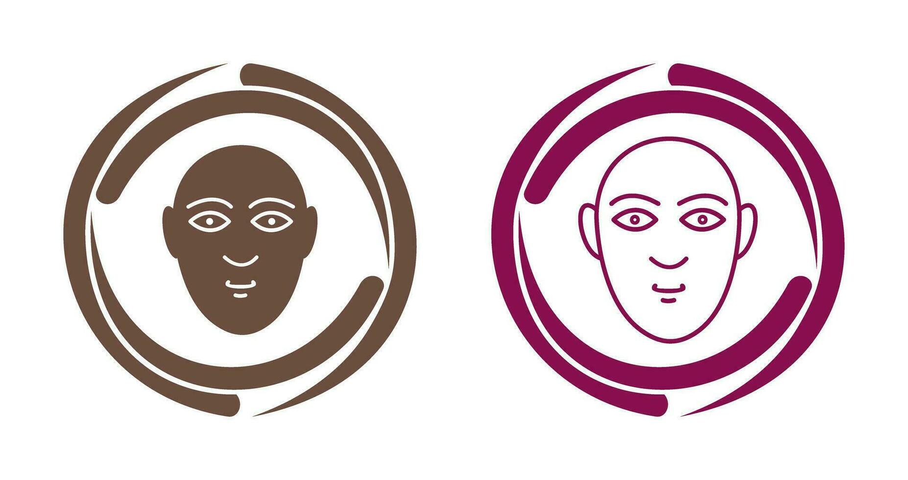 Human Face Vector Icon