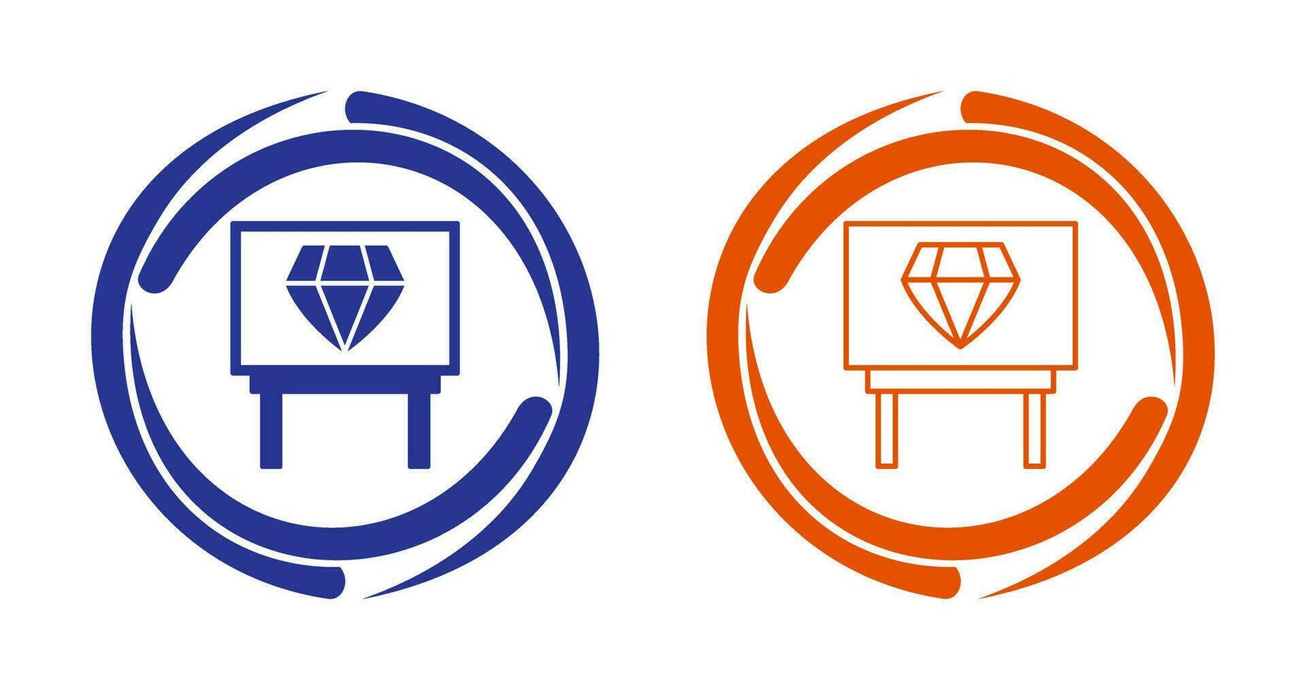 Diamond Exhibit Vector Icon