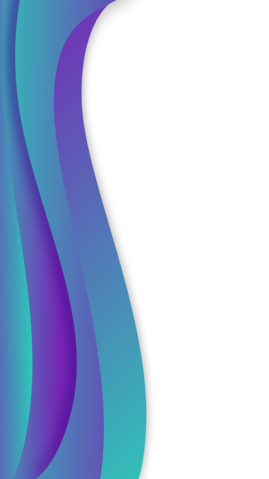 azul gradiente fundo abstrato onda moderno quadro, Armação fronteira transparente png