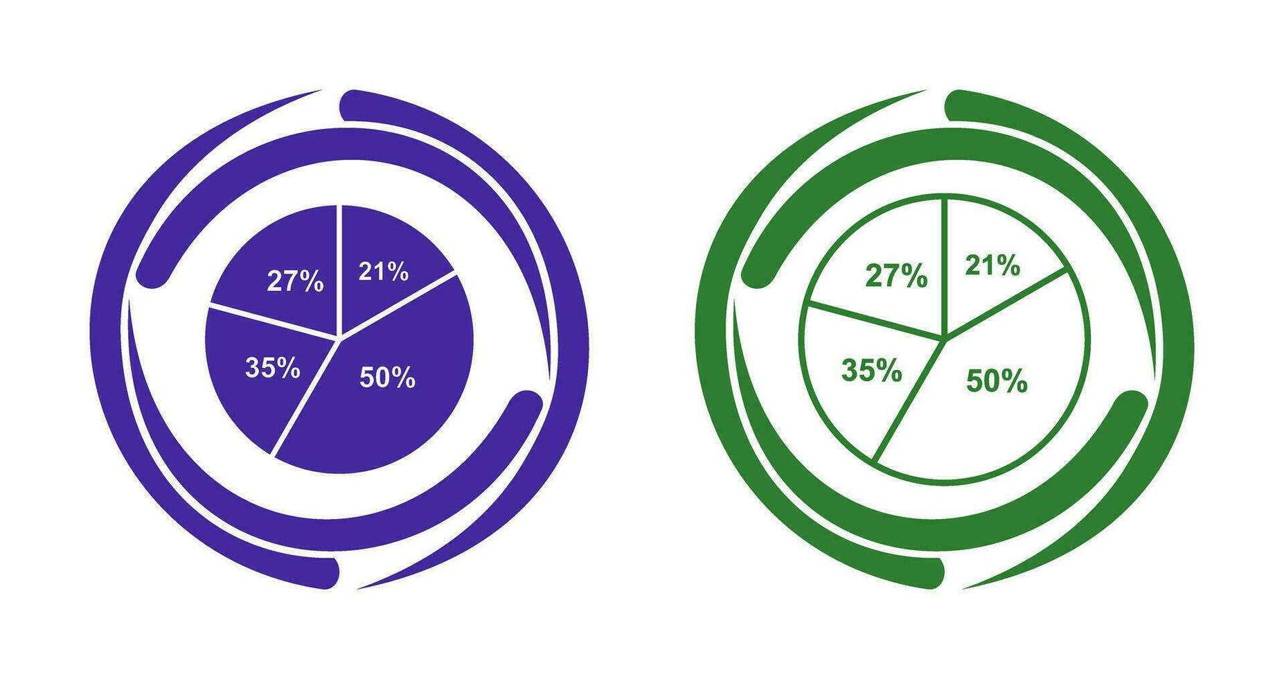 Pie Chart Vector Icon