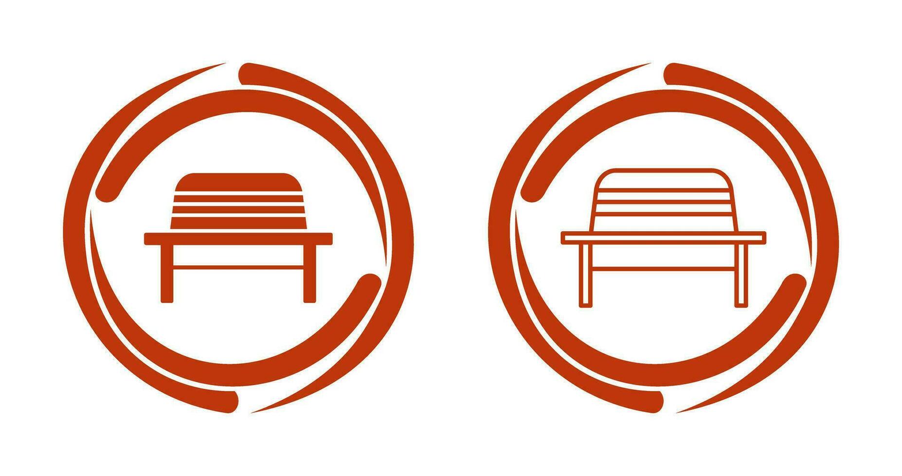 Garden Bench Vector Icon