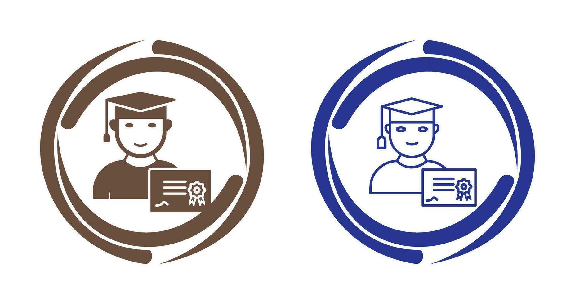 Unique Receiving Diploma Vector Icon