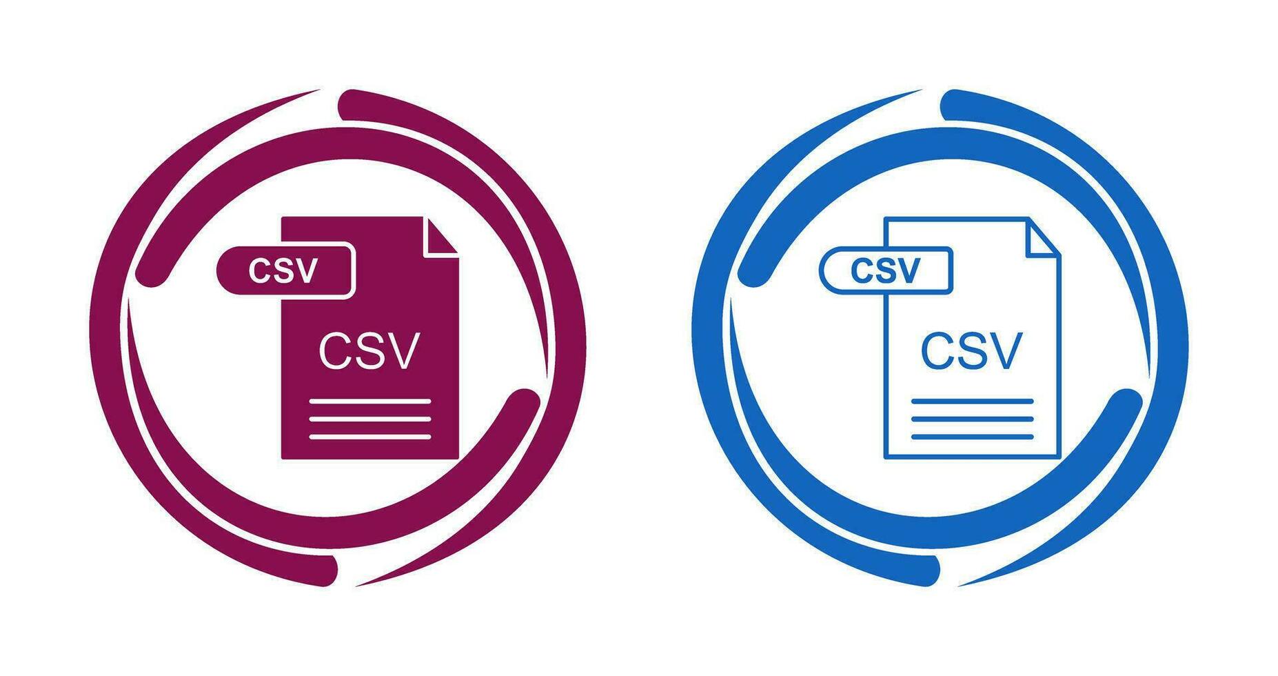 CSV Vector Icon