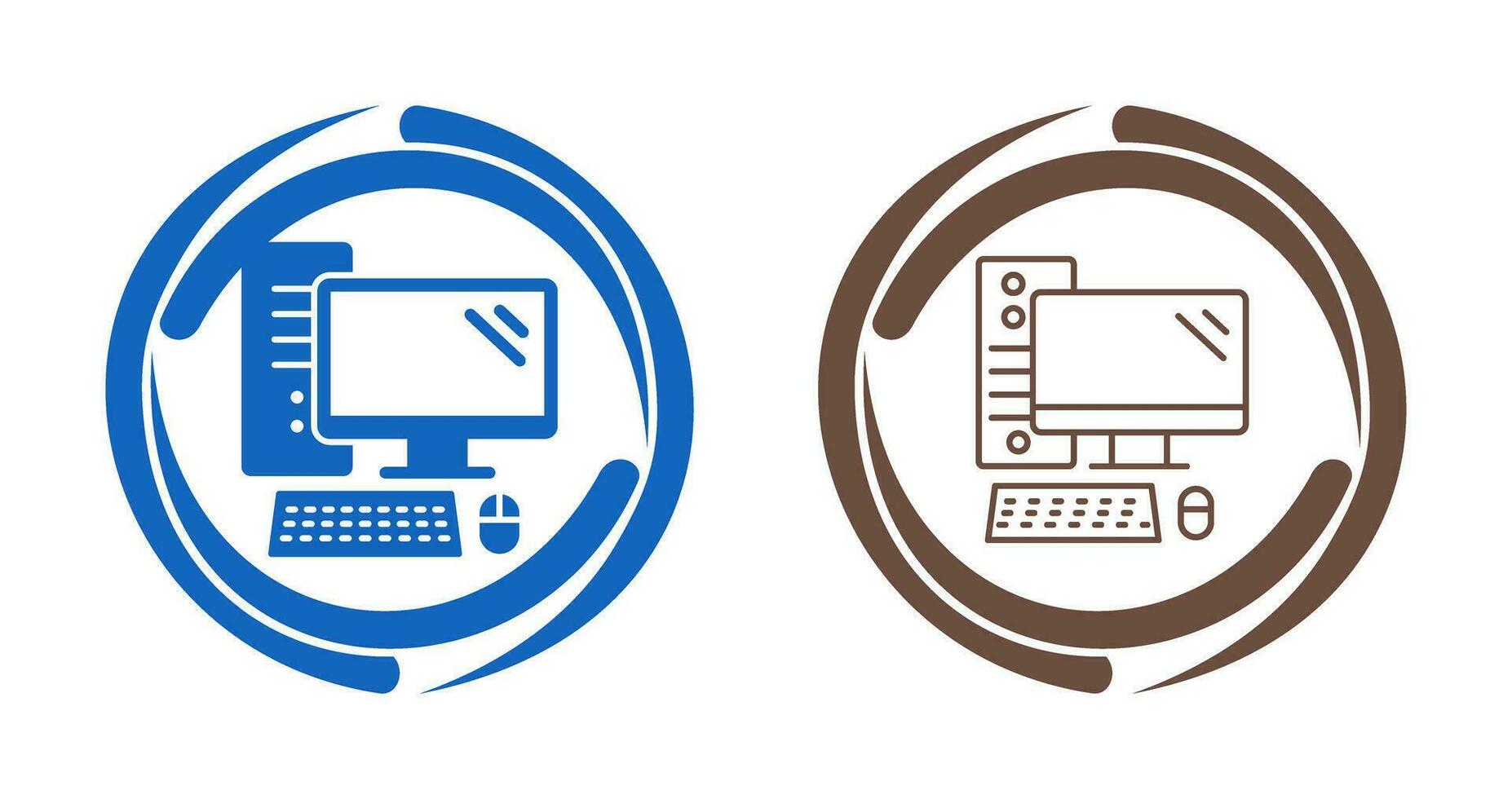 Computer Vector Icon