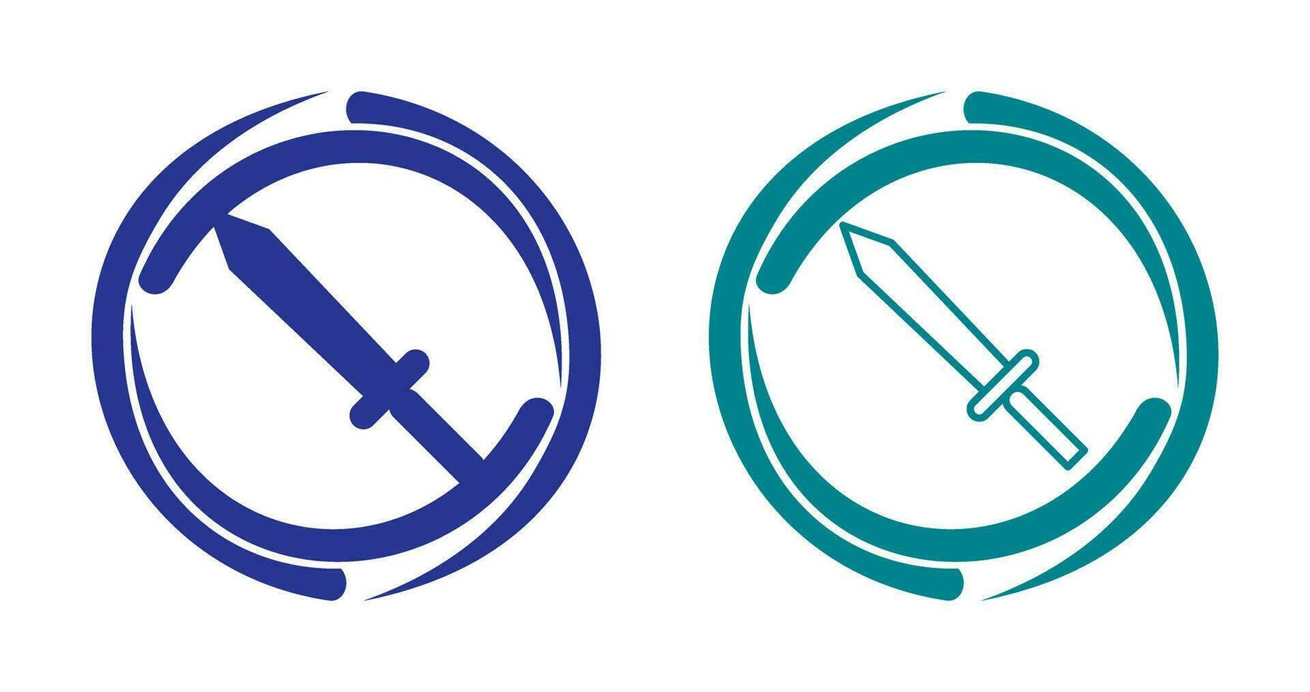 Unique Sword Vector Icon