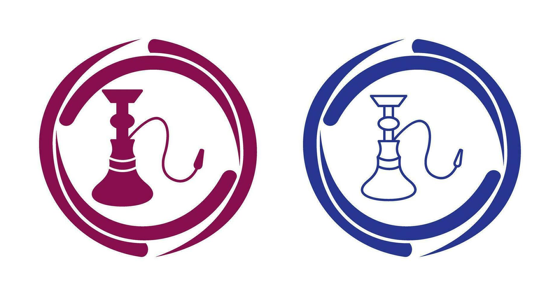 Unique Hookah Vector Icon