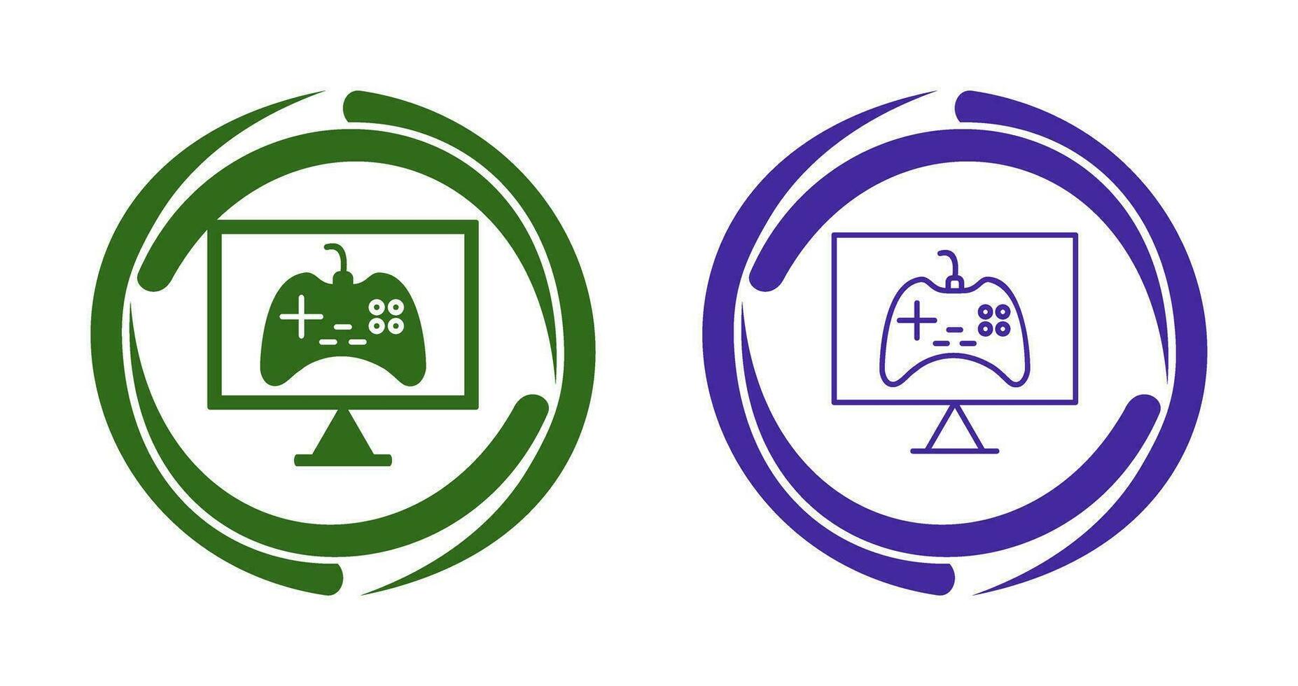 Unique Online Games Vector Icon