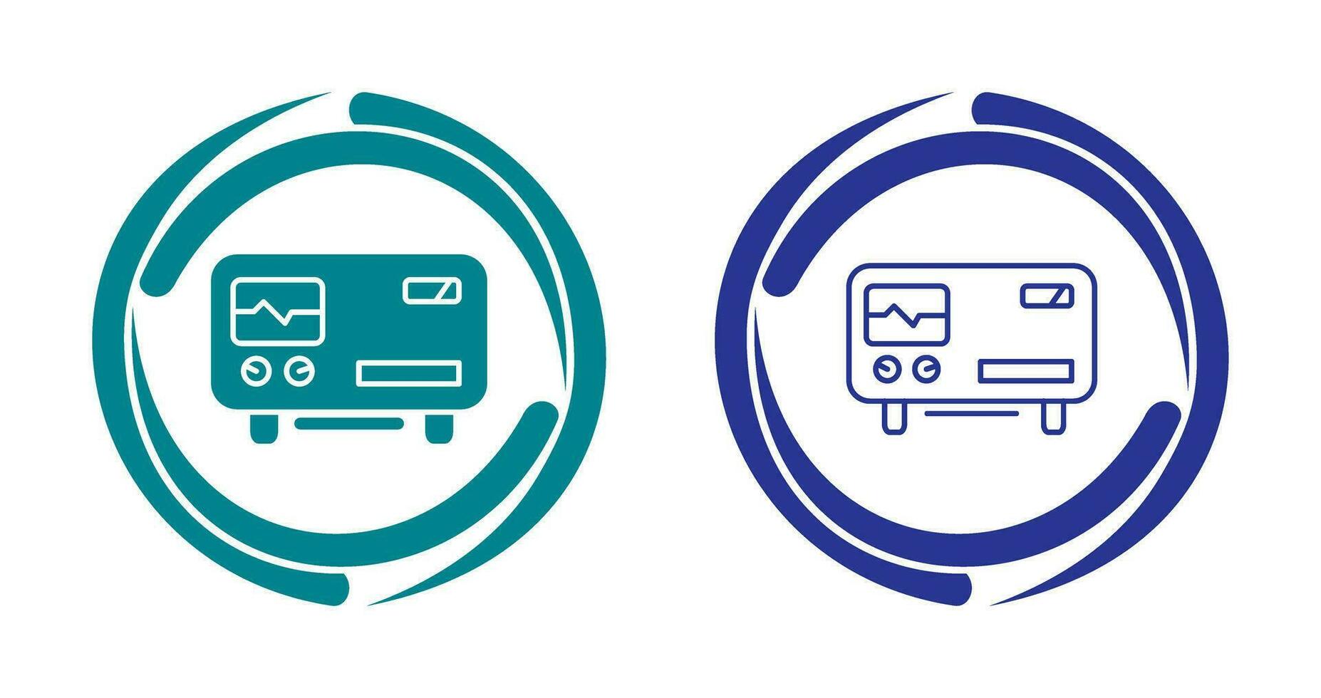Oscillscope Vector Icon