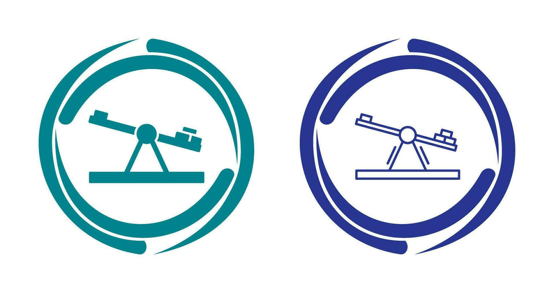 Seesaw Vector Icon