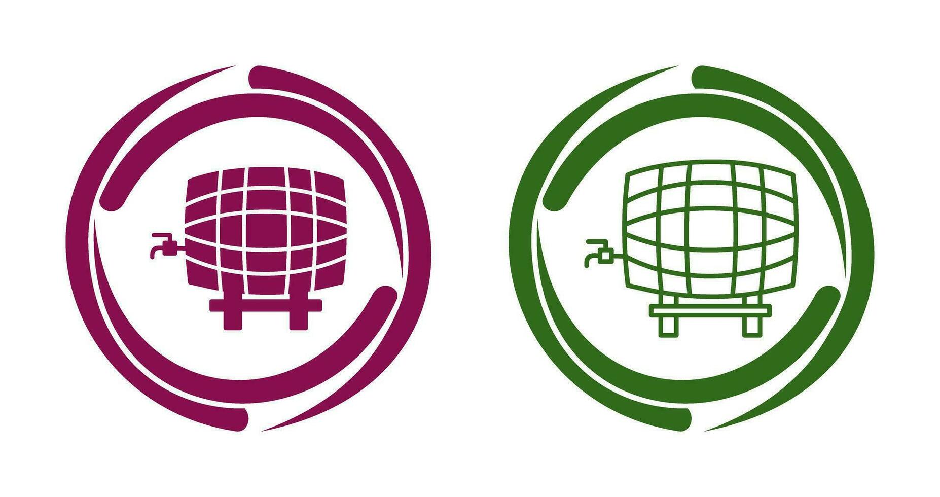 Barrel with Tap Vector Icon