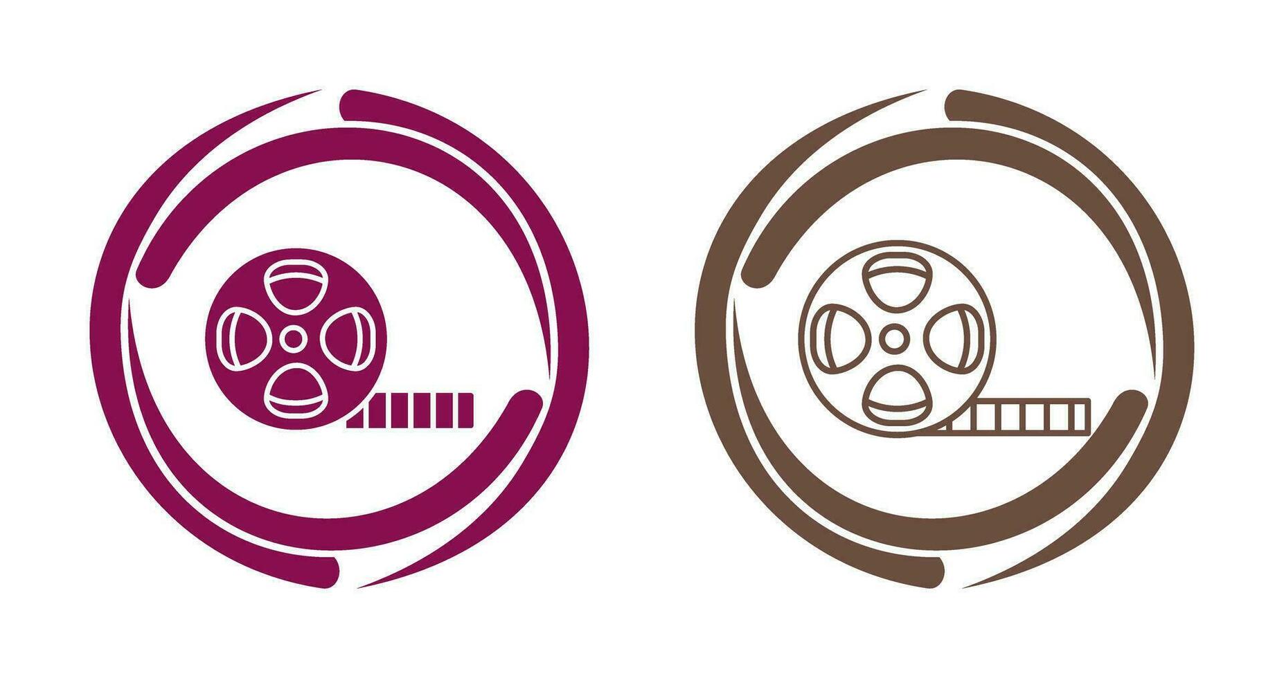 Film Reel Vector Icon