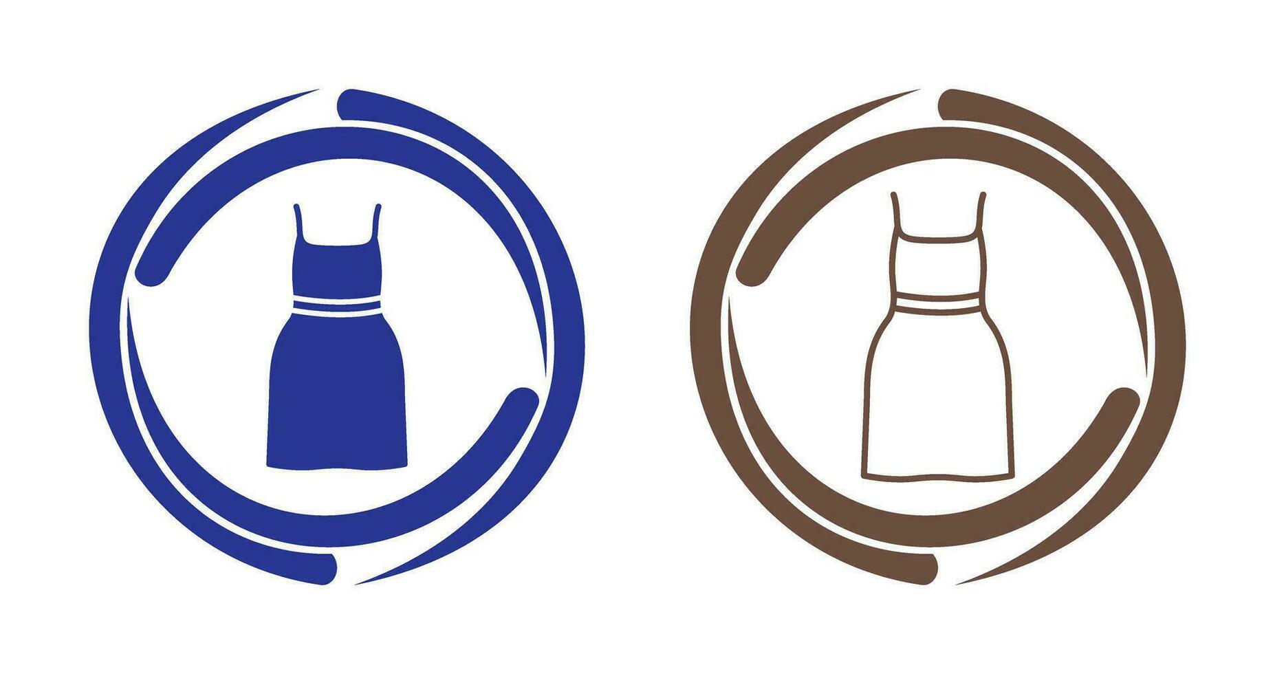 Cocktail Dress Vector Icon