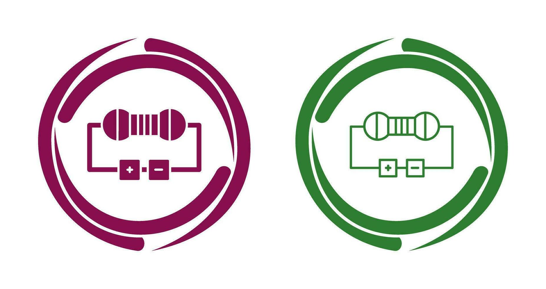 Resistor Vector Icon