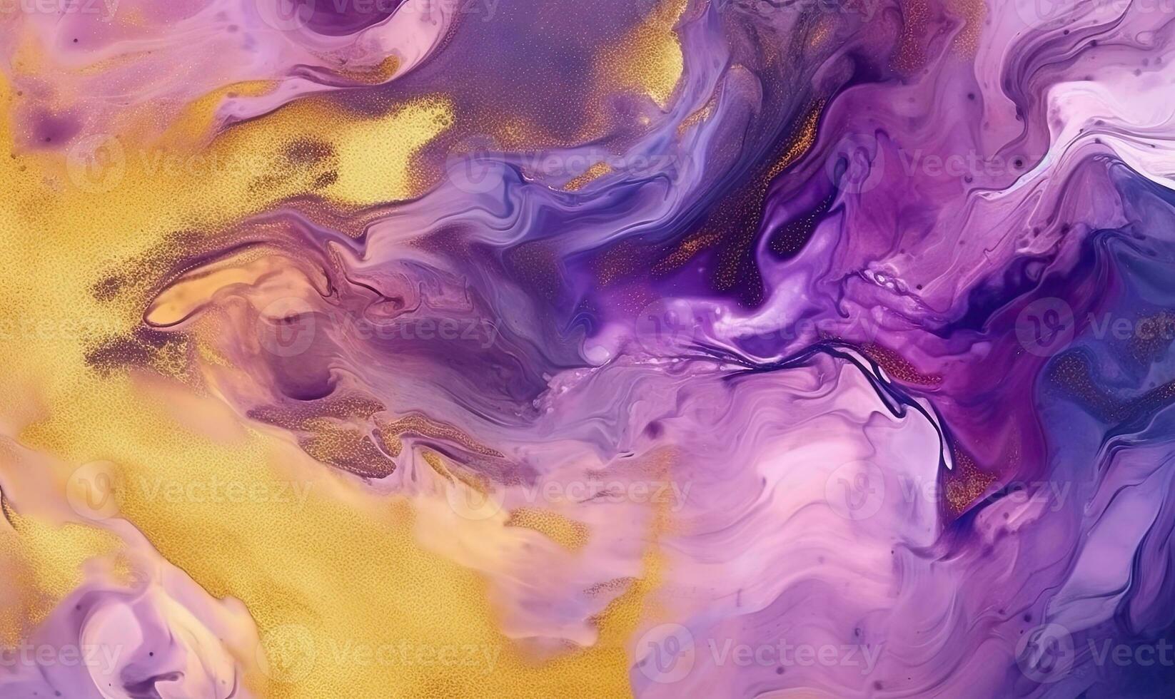 Texture of flow liquid paints. Spreading paint out wallpaper. Created with generative AI tools photo