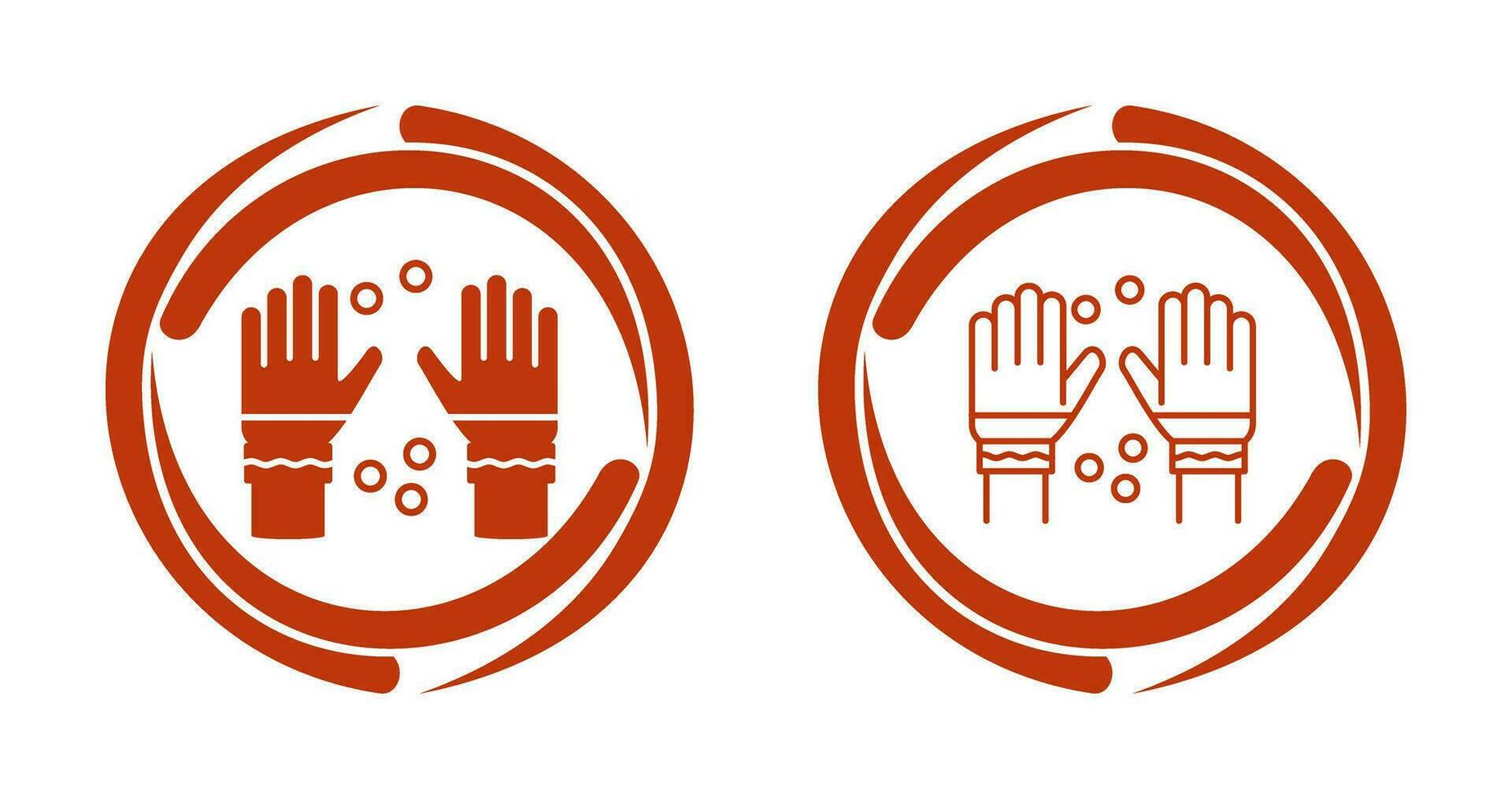 Winter Gloves Vector Icon