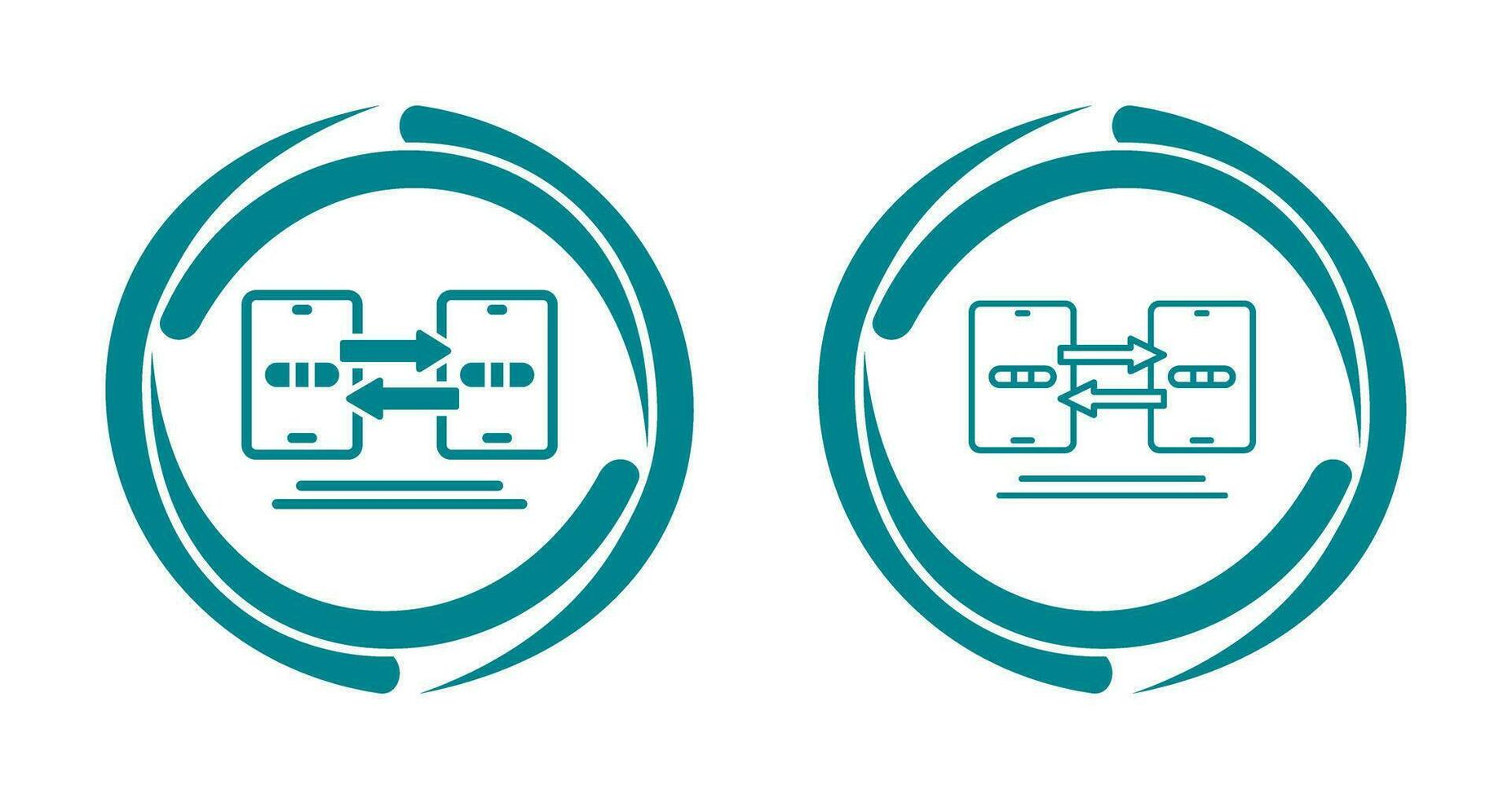 Data Synchronization Vector Icon