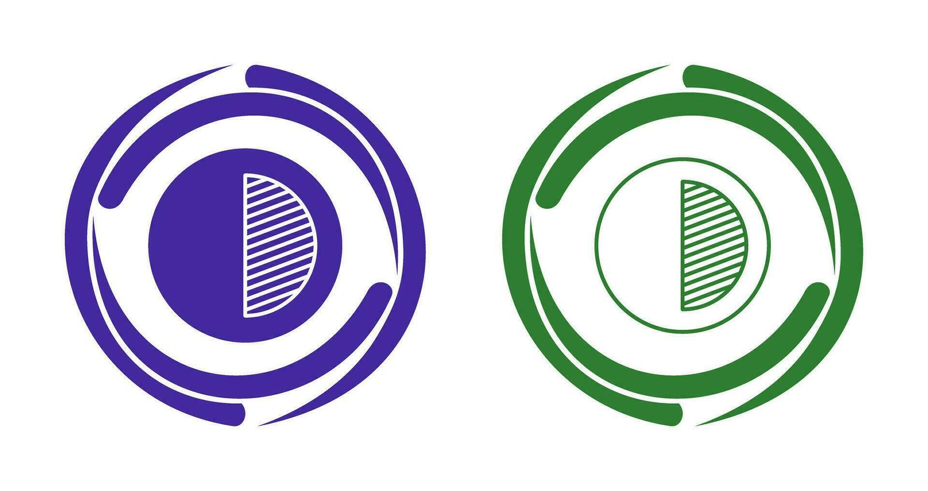Unique Contrast Vector Icon