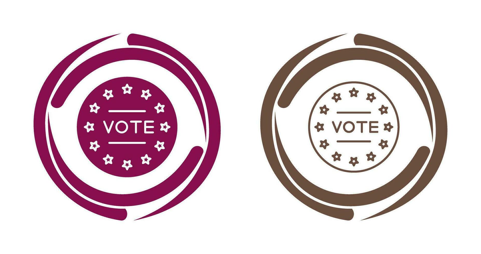 icono de vector de voto