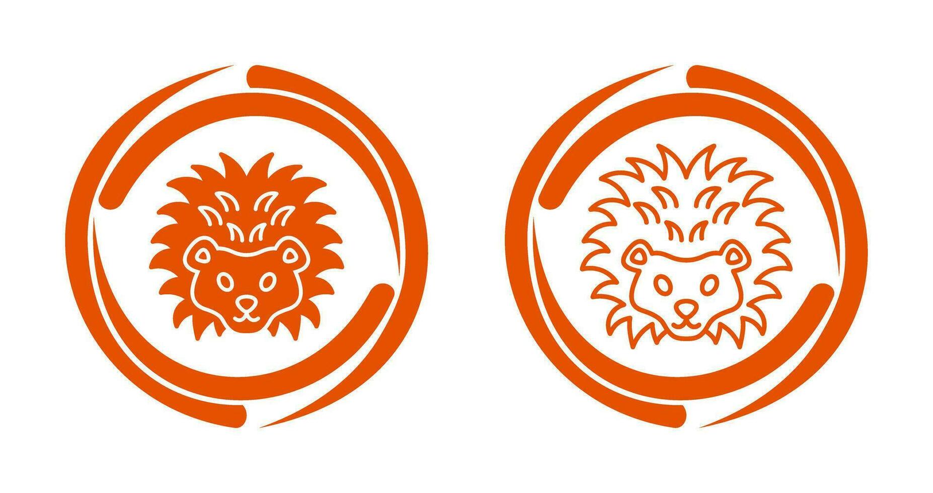 Hedgehog Vector Icon