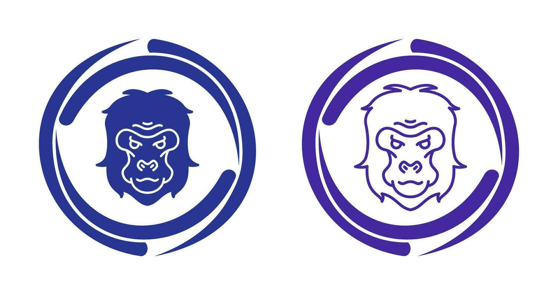 Gorilla Vector Icon