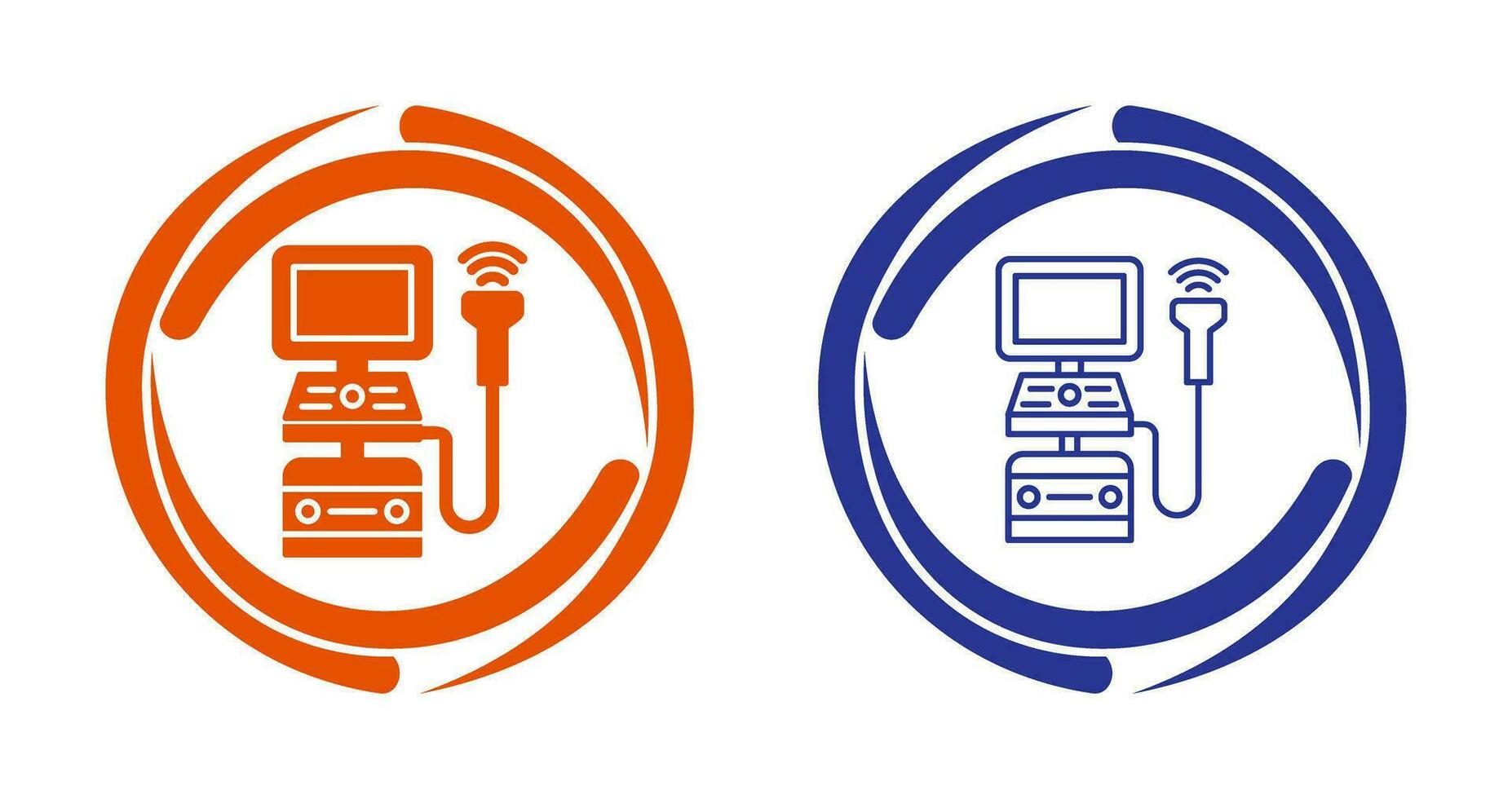 Ultrasound Machine Vector Icon