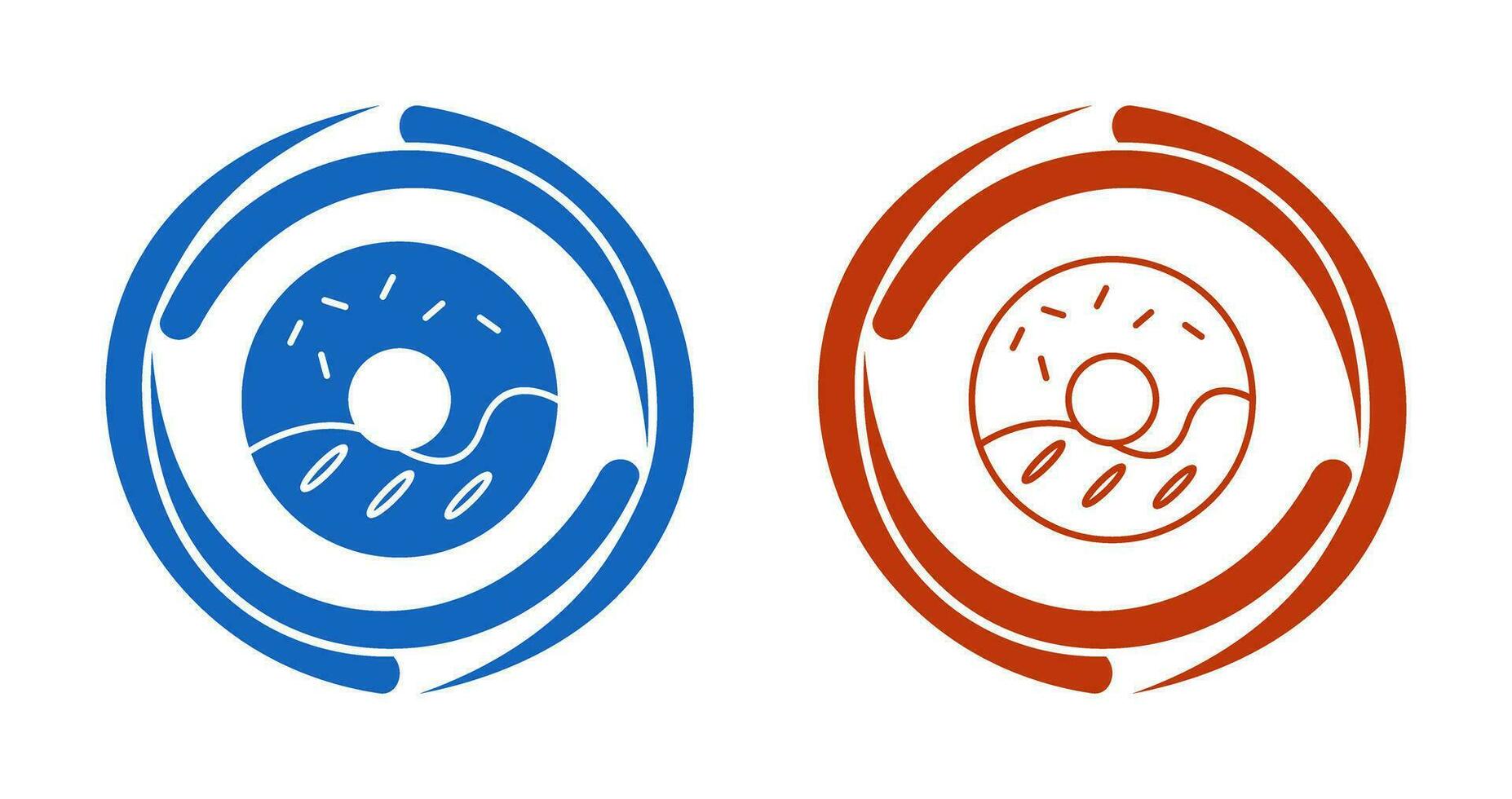 Cream Doughnut Vector Icon