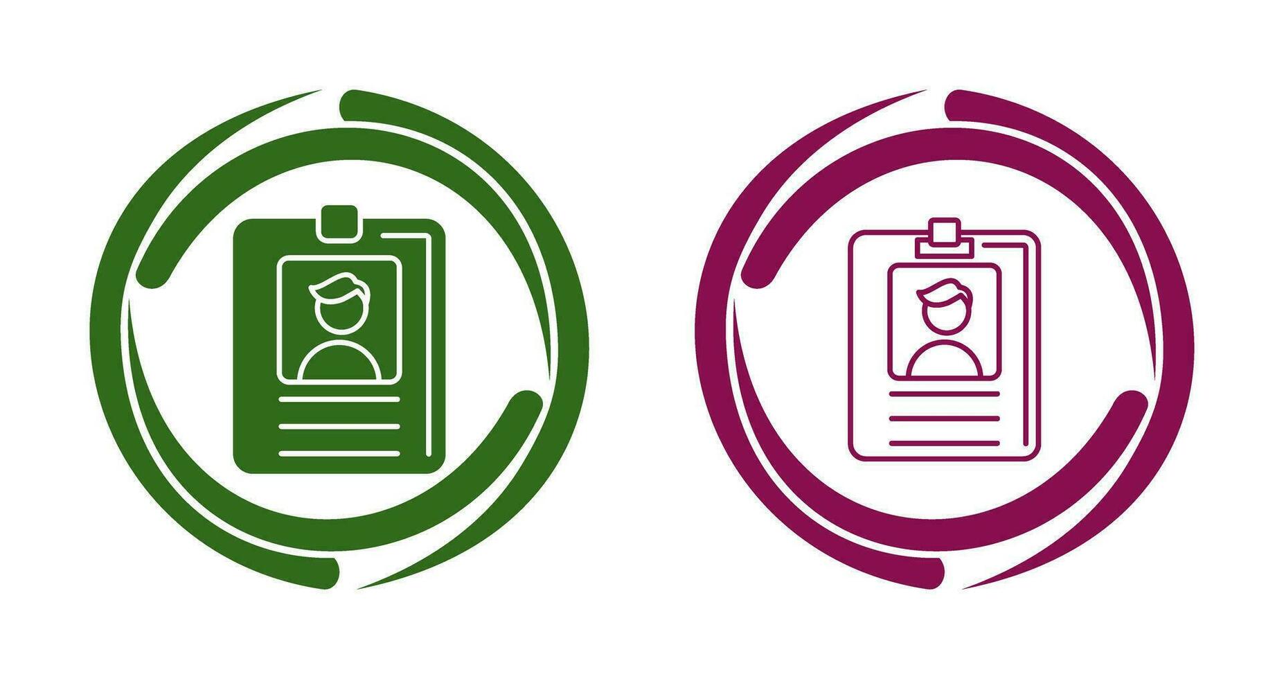Id Card Vector Icon