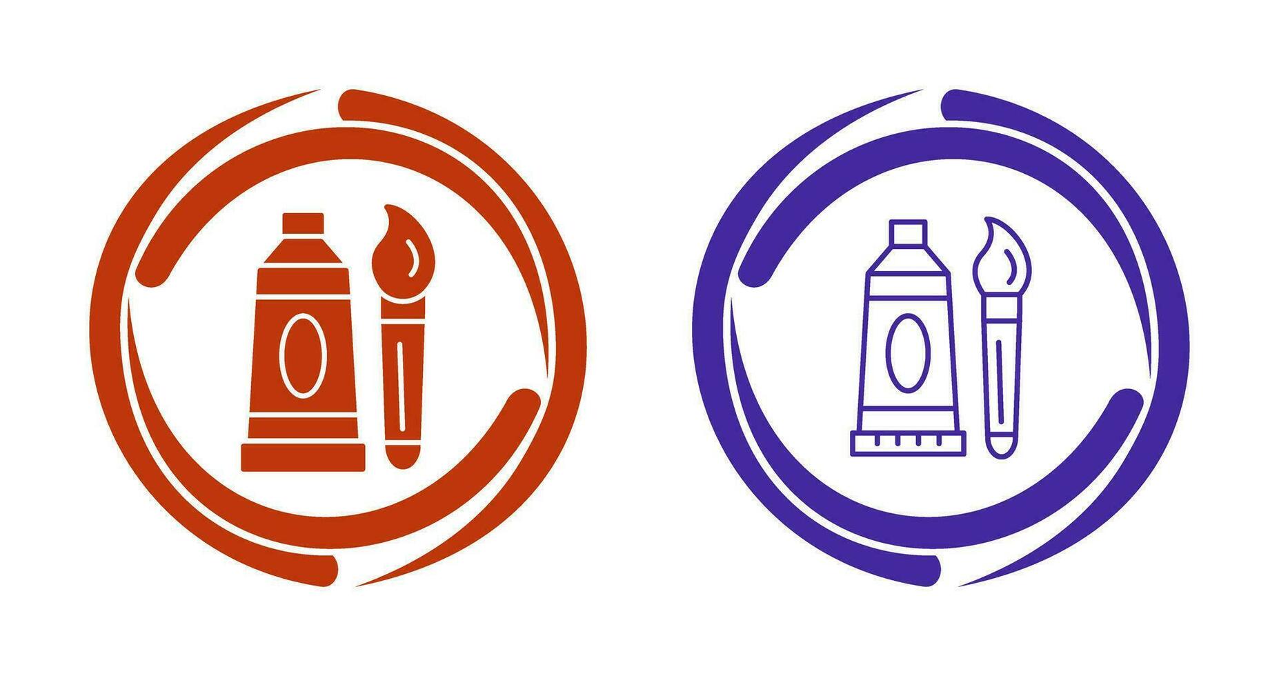Oil Paint Vector Icon