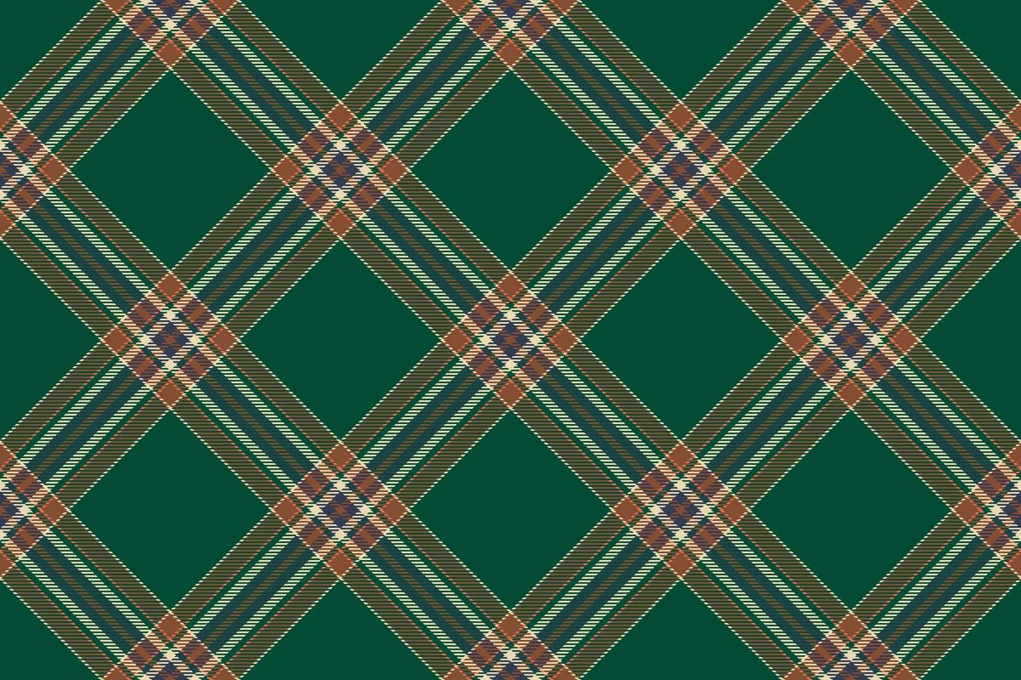 Tartan plaid background, diagonal check seamless pattern. Vector fabric texture for textile print, wrapping paper, gift card, wallpaper.