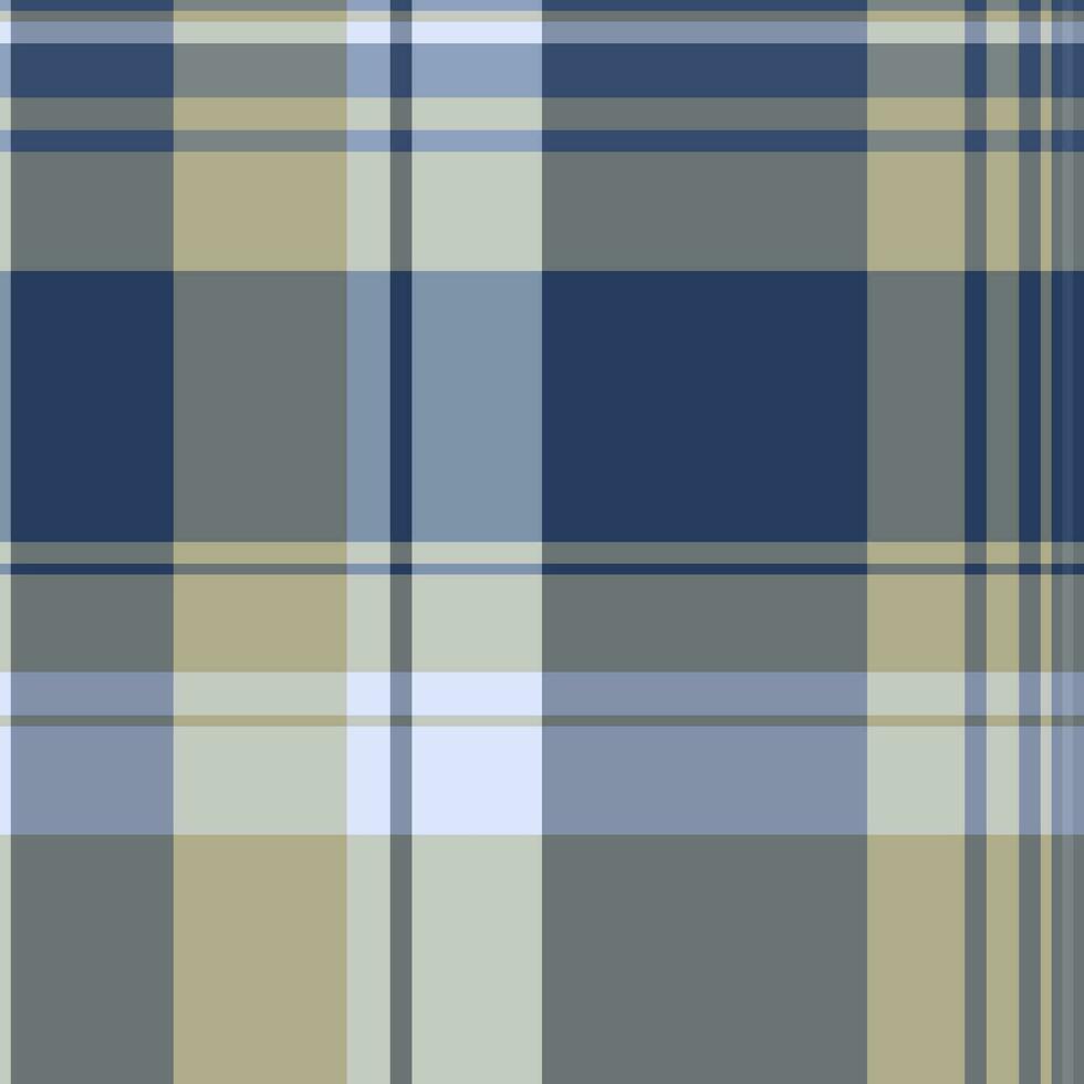 Fabric background texture of tartan check seamless with a plaid vector pattern textile.