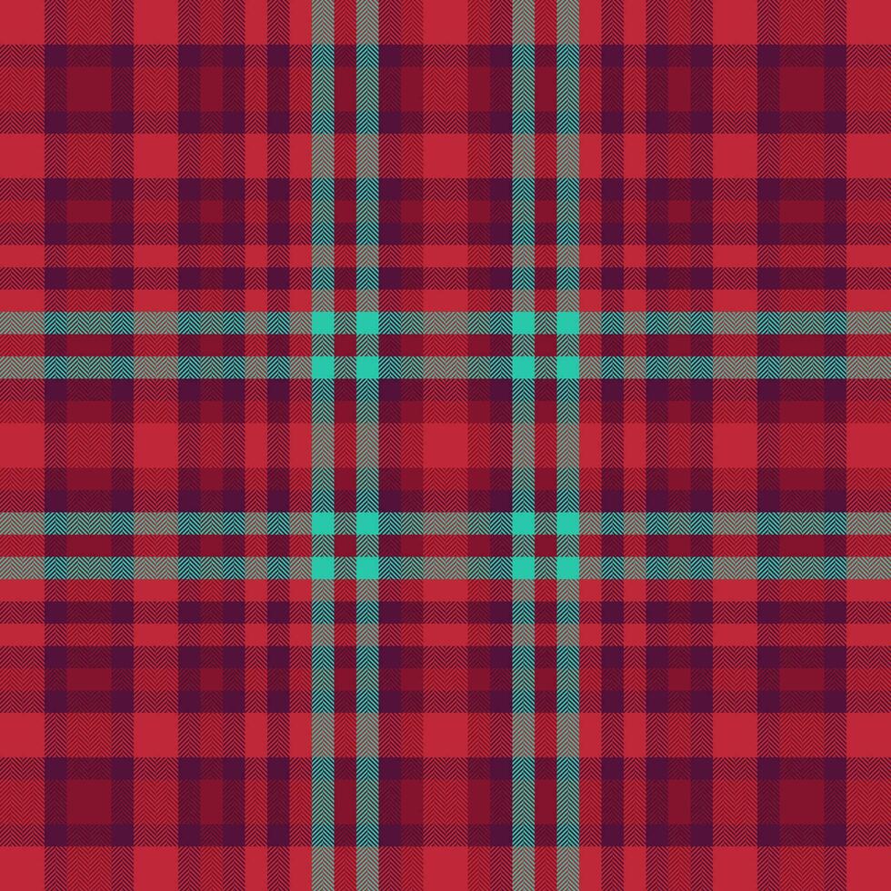 Textile check background of seamless pattern vector with a texture tartan plaid fabric.