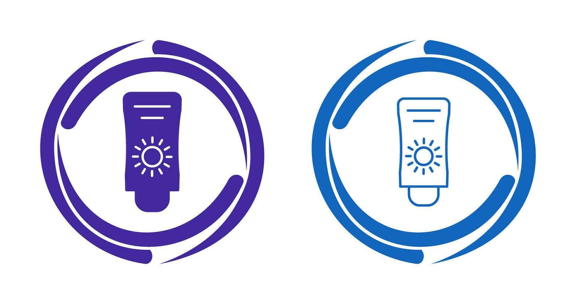 Sun Cream Vector Icon