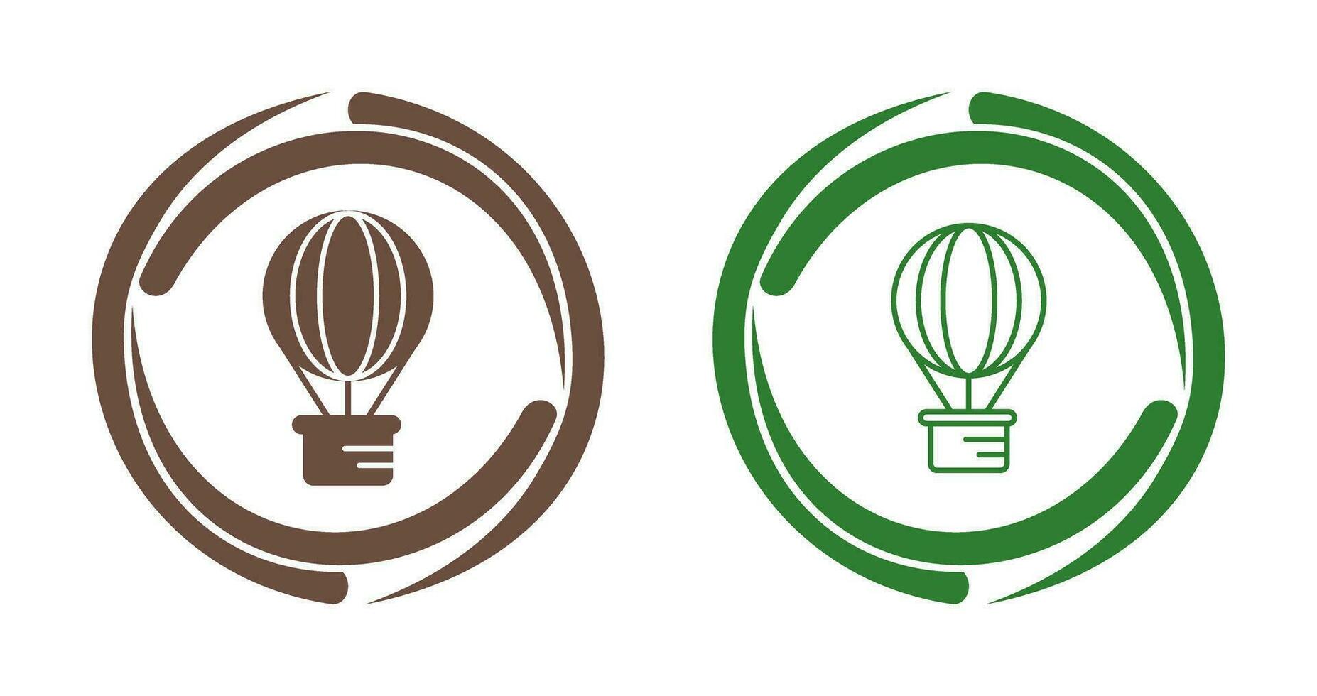 Hot Air Balloon Vector Icon