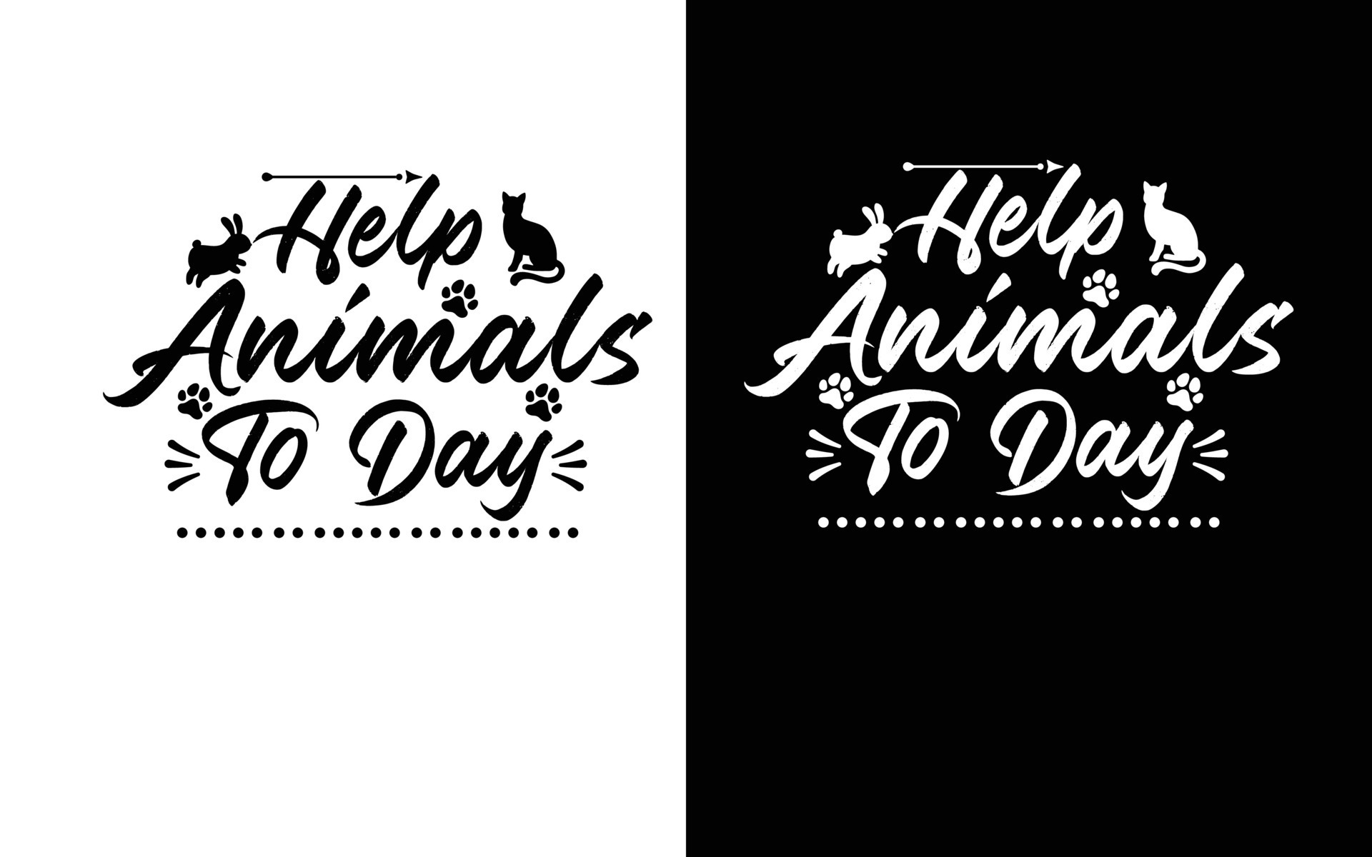 Help animals to day t-shirt design. Happy international animal day
