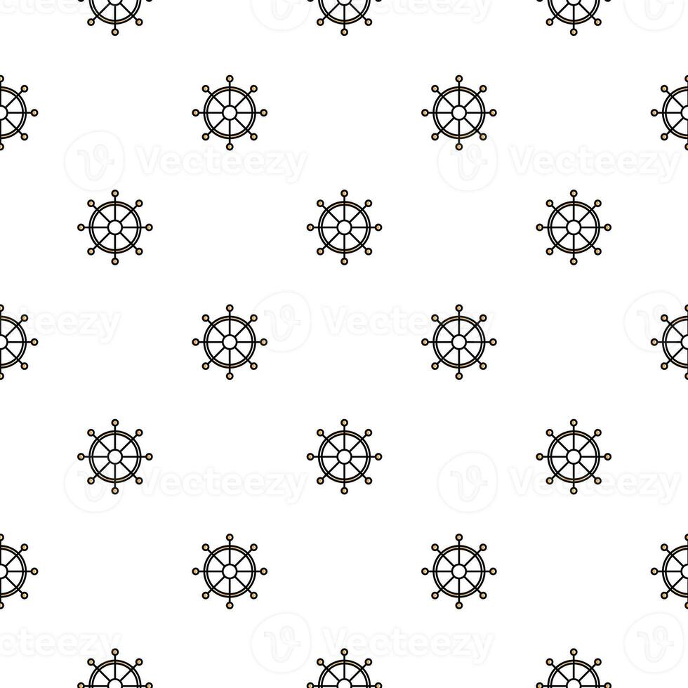 Seamless line art summer beach background photo