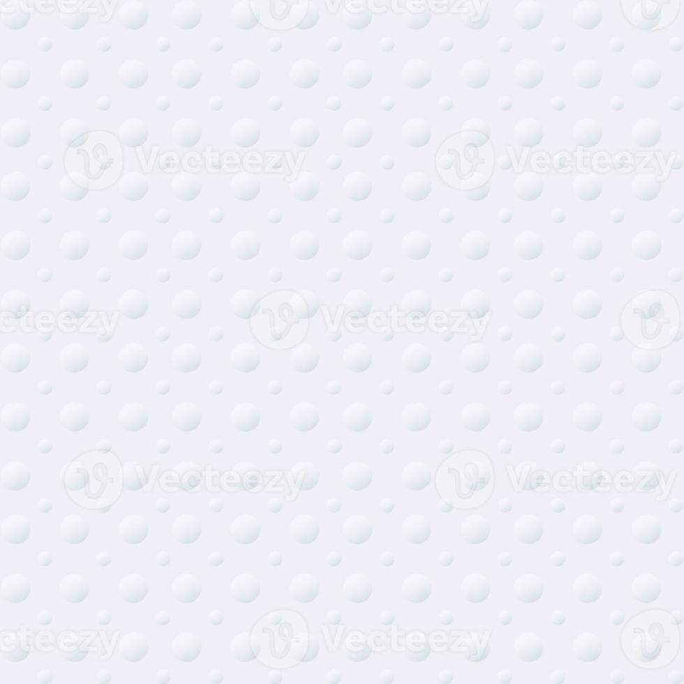 White abstract geometric background texture with circles, seamless photo