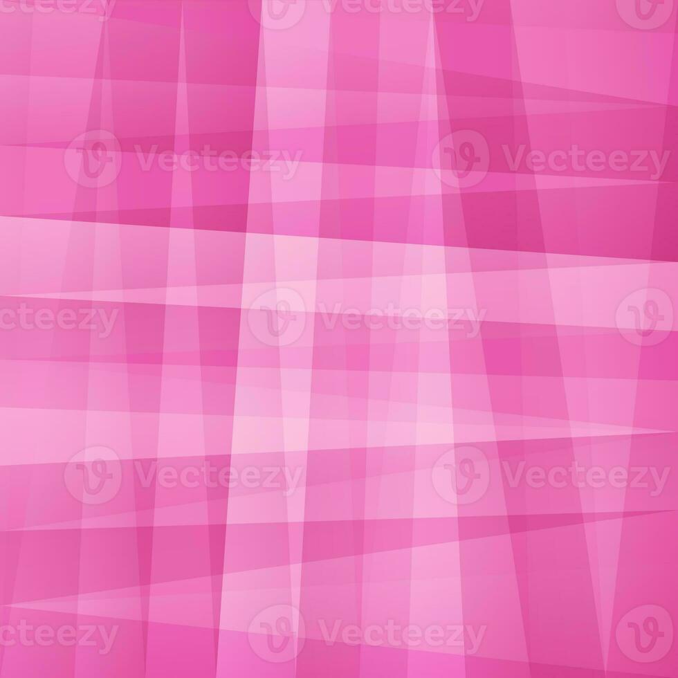 Abstract pink polygonal geometric background made of triangles. photo