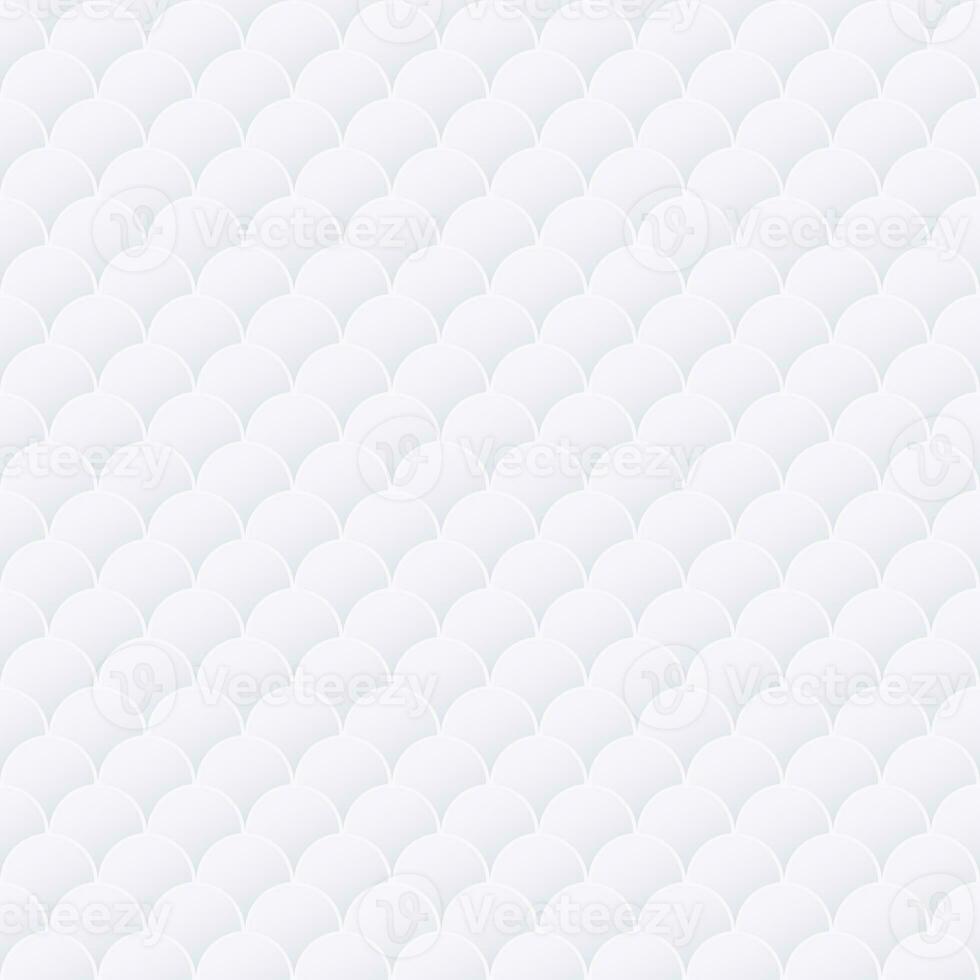 White abstract geometric background texture with circles, seamless photo