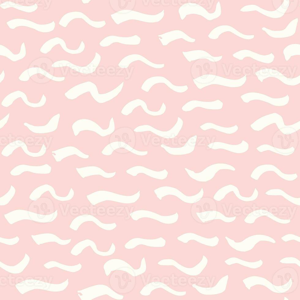 Seamless freehand drawn background uneven texture with wavy strokes photo