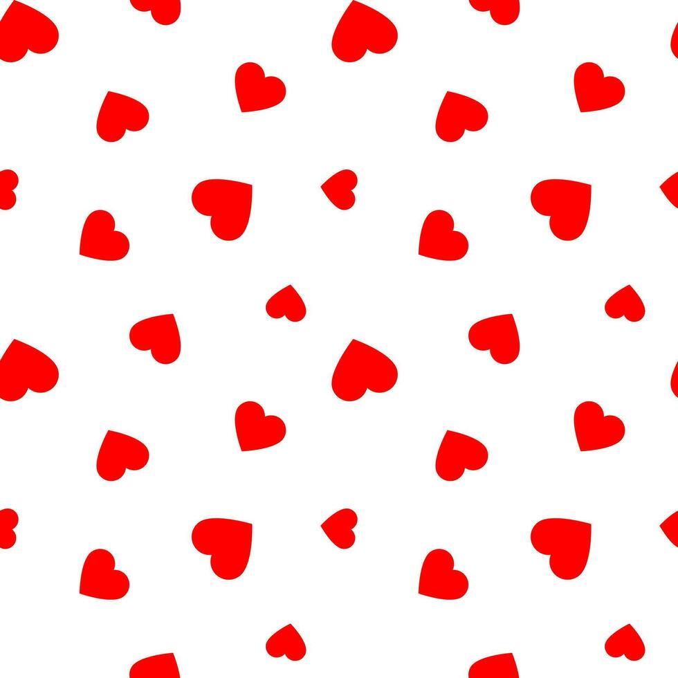 valentine hearts seamless pattern vector