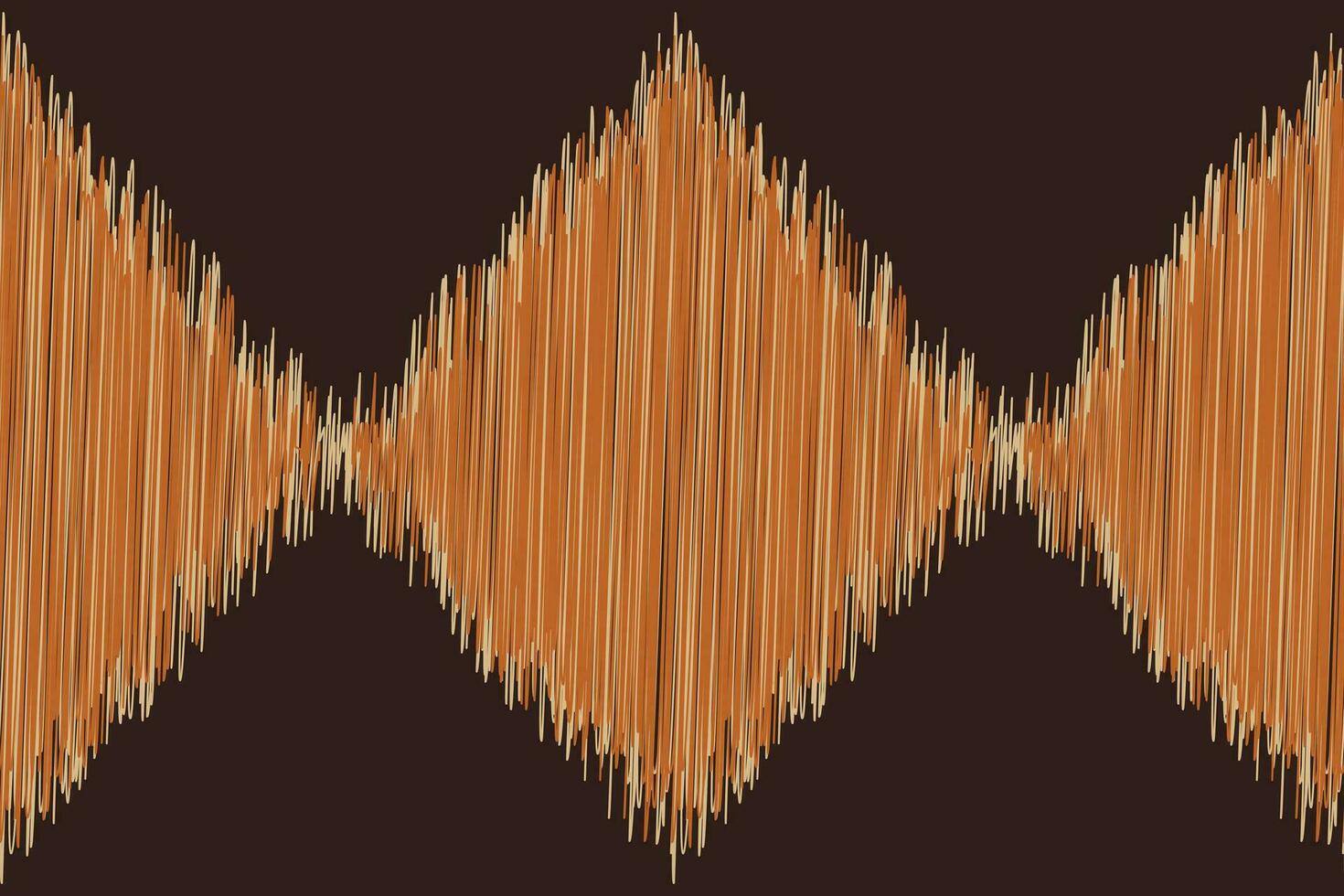 Ethnic Ikat fabric pattern geometric style.African Ikat embroidery brown Ethnic oriental pattern brown background. Abstract,vector,illustration.Texture,wallpaper,frame,decoration,carpet,motif. vector