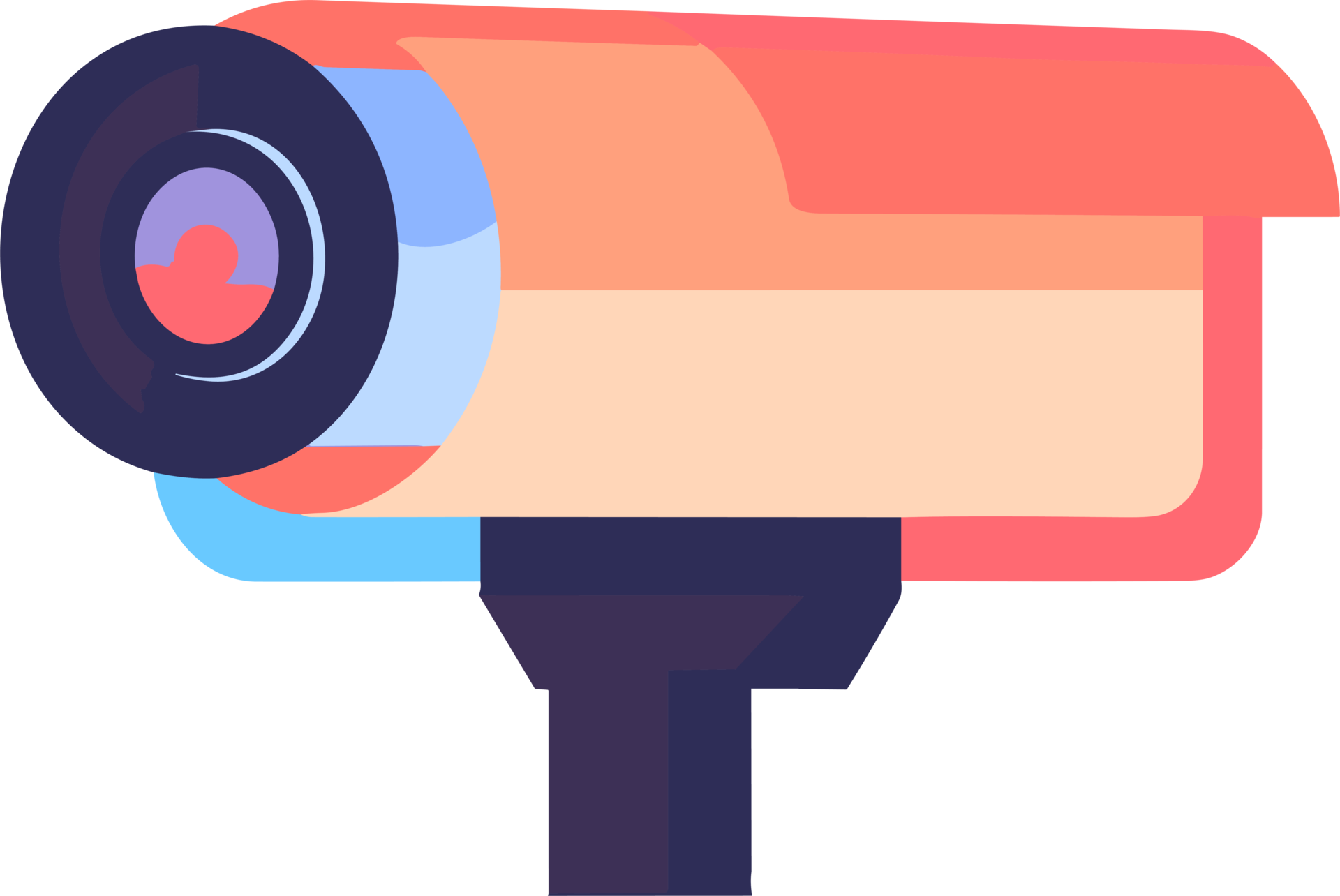 hand-drawn-cctv-or-security-cameras-in-flat-style-29376105-png