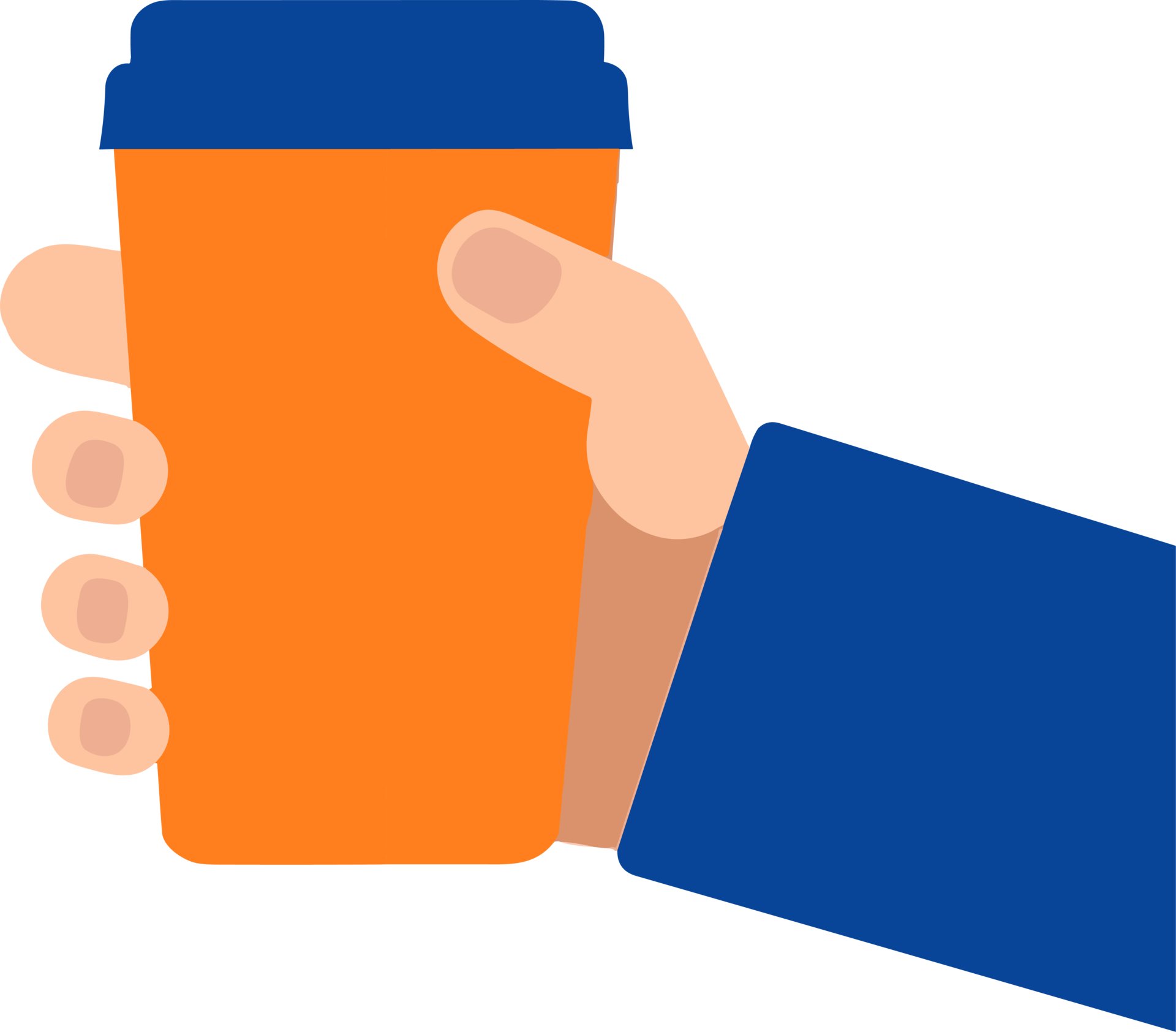 Hand Drawn Hand Holding A Coffee Cup In Flat Style 29376222 PNG hand-drawn-hand-holding-a-coffee-cup-in-flat-style-29376222-png