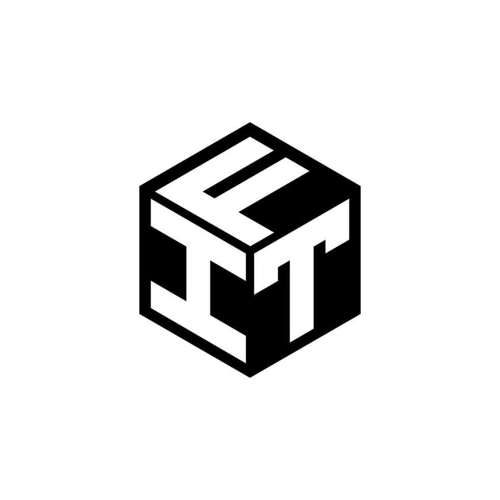 itf letra logo diseño, inspiración para un único identidad. moderno elegancia y creativo diseño. filigrana tu éxito con el sorprendentes esta logo. vector