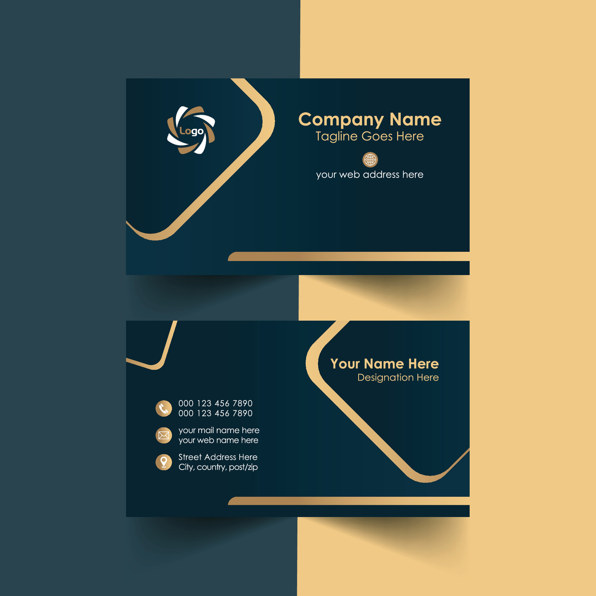 business card template modern visiting card Free vector 29376978 Vector