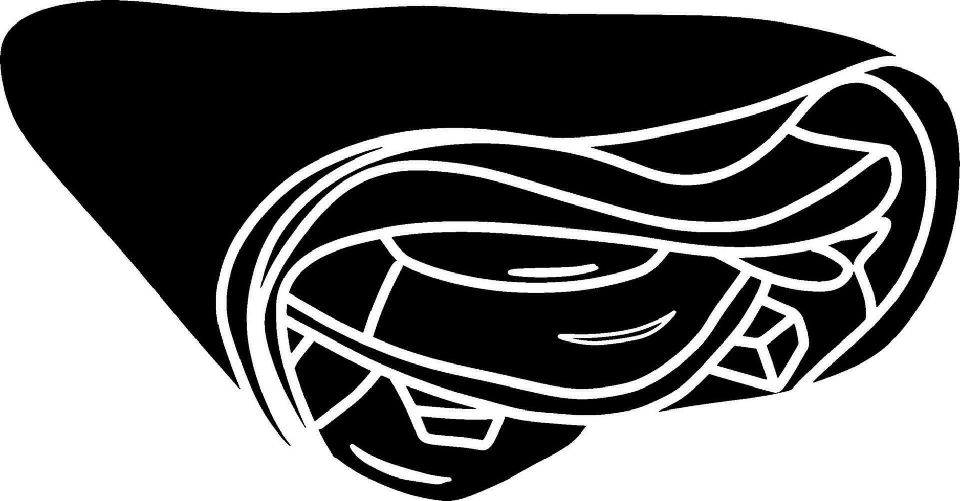 Crepes Glyph llustration vector