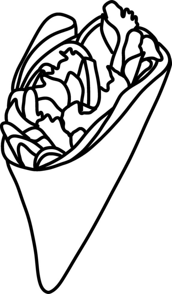Sketch of Crepes vector